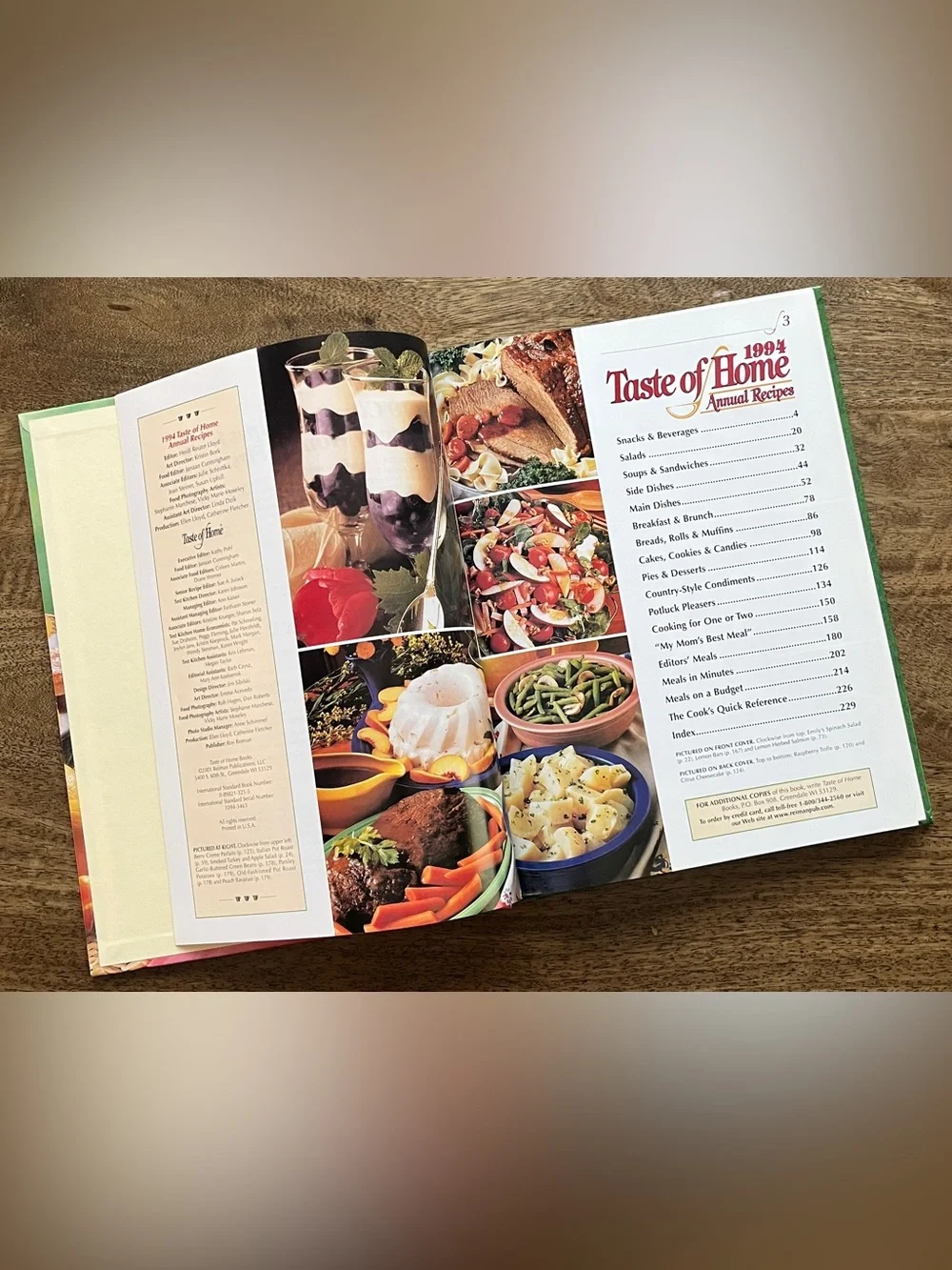 Vintage Rare 1994 & 1995 Taste of Home Annual Recipes Hardcover Cookbook Bundle